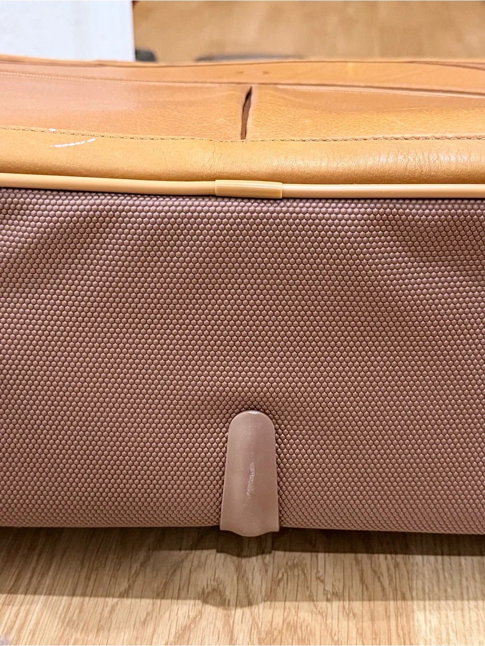 Tan Leather Briefcase Bag